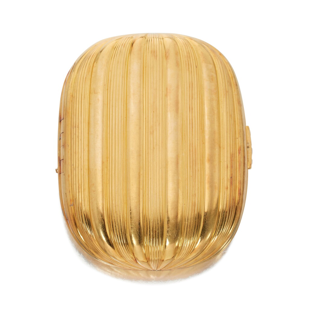 View full screen - View 1 of Lot 569. Gold and Ruby Compact.