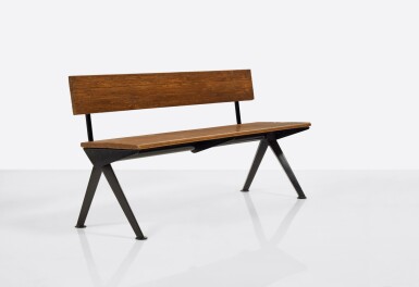 View full screen - View 1 of Lot 451. "Marcoule" Bench.