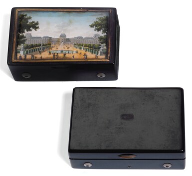 View full screen - View 1 of Lot 281. A MUSICAL BOÎTE À MINIATURE, FRENCH, 1819-1839.