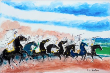 View full screen - View 1 of Lot 1057. André Brasilier 安德烈・布拉吉利 | La grande fantasia 偉大幻想曲.