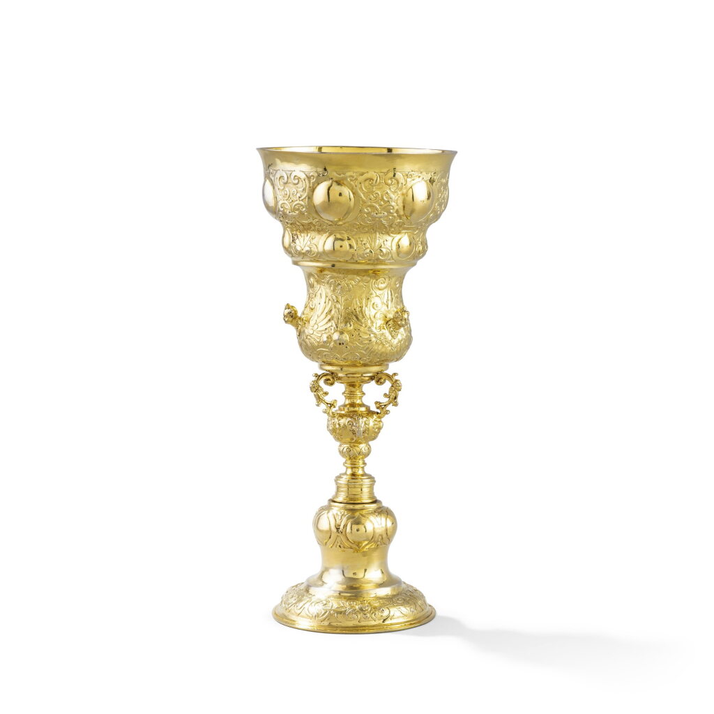View full screen - View 1 of Lot 182. A German silver-gilt cup, Lorenz Tittecke, Nuremberg, circa 1600.