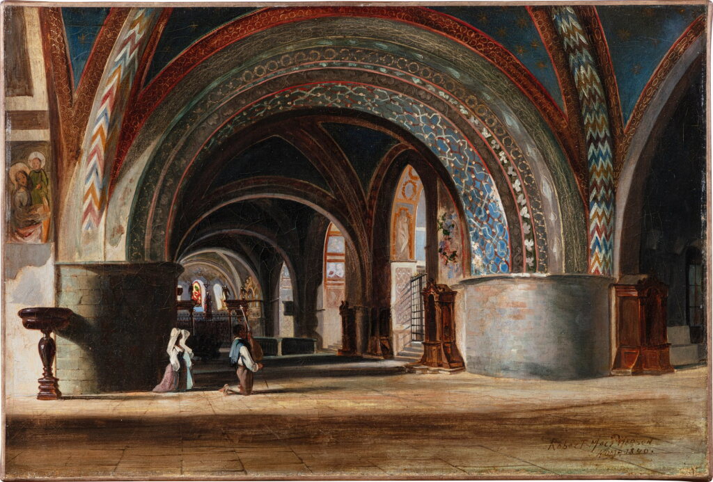 View full screen - View 1 of Lot 198. Lower Church of the basilica of Saint Francis of Assisi.