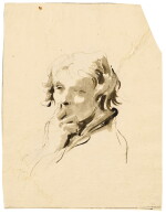 Study of a boy with his hand to his mouth