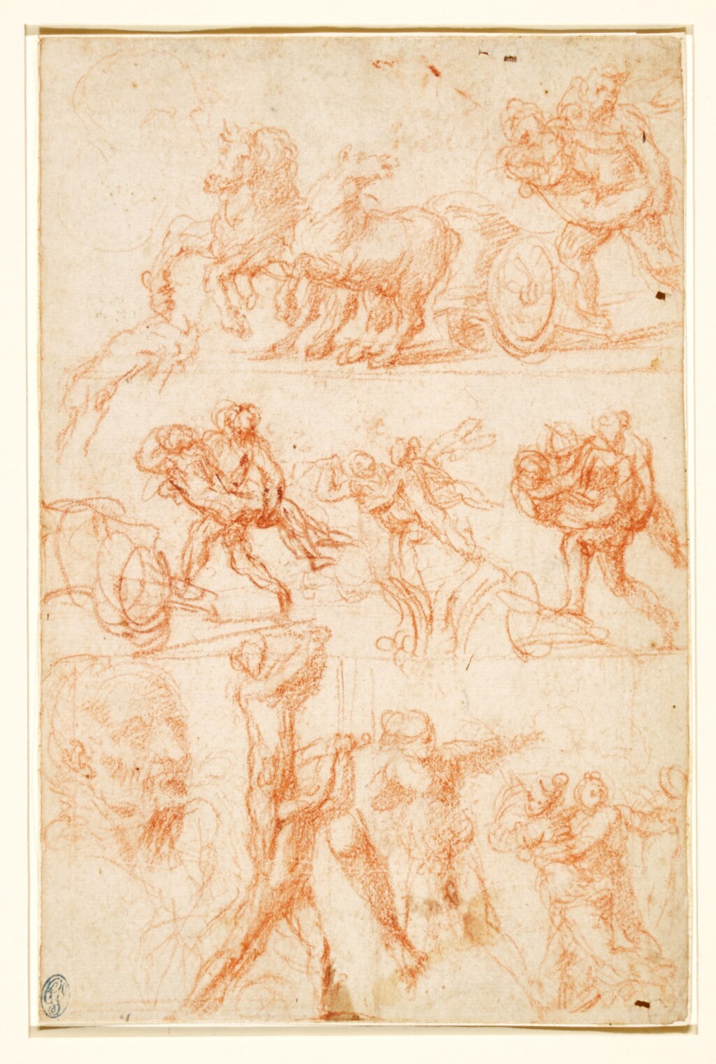 POLIDORO CALDARA, CALLED POLIDORO DA CARAVAGGIO RECTO SHEET OF