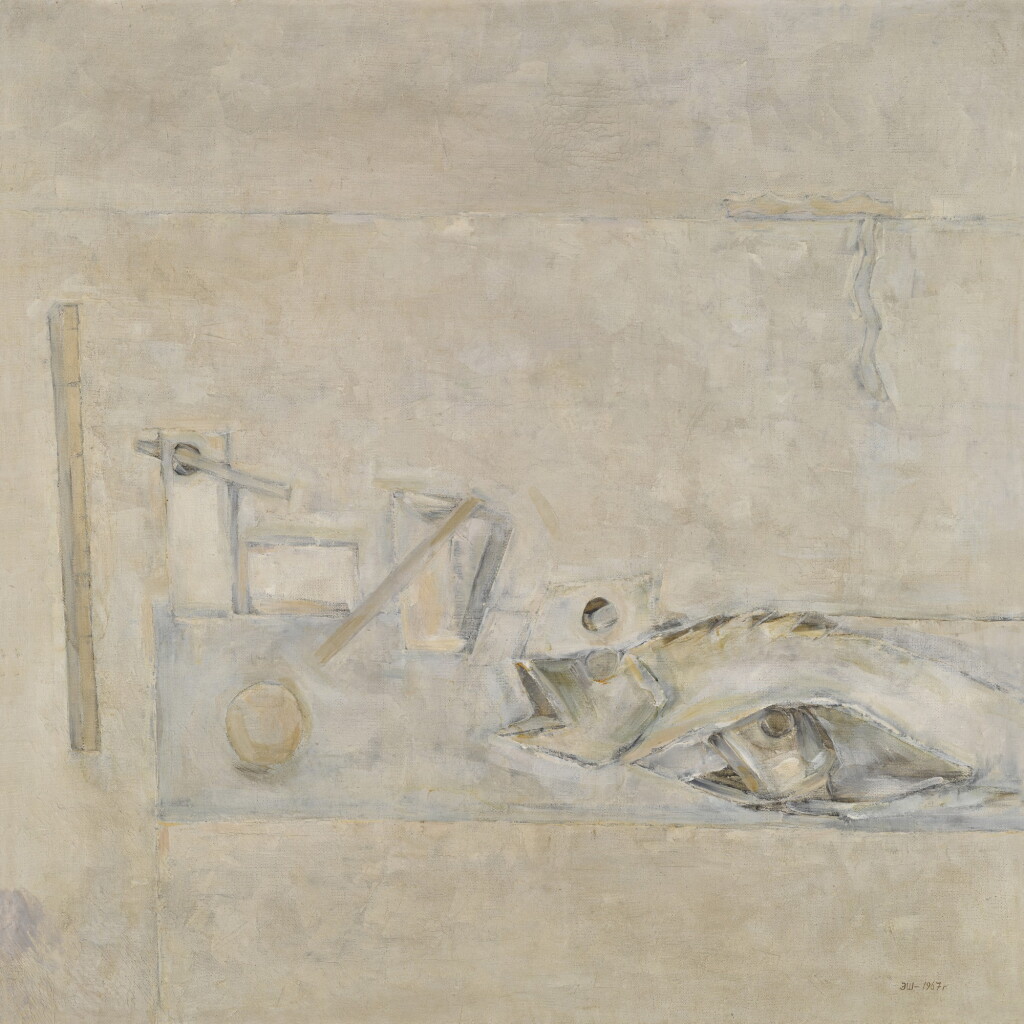 View full screen - View 1 of Lot 310. Composition with Fish.