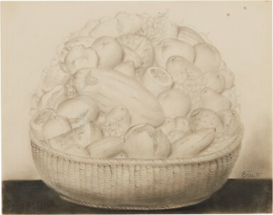 View full screen - View 1 of Lot 186. Bowl of Fruits.