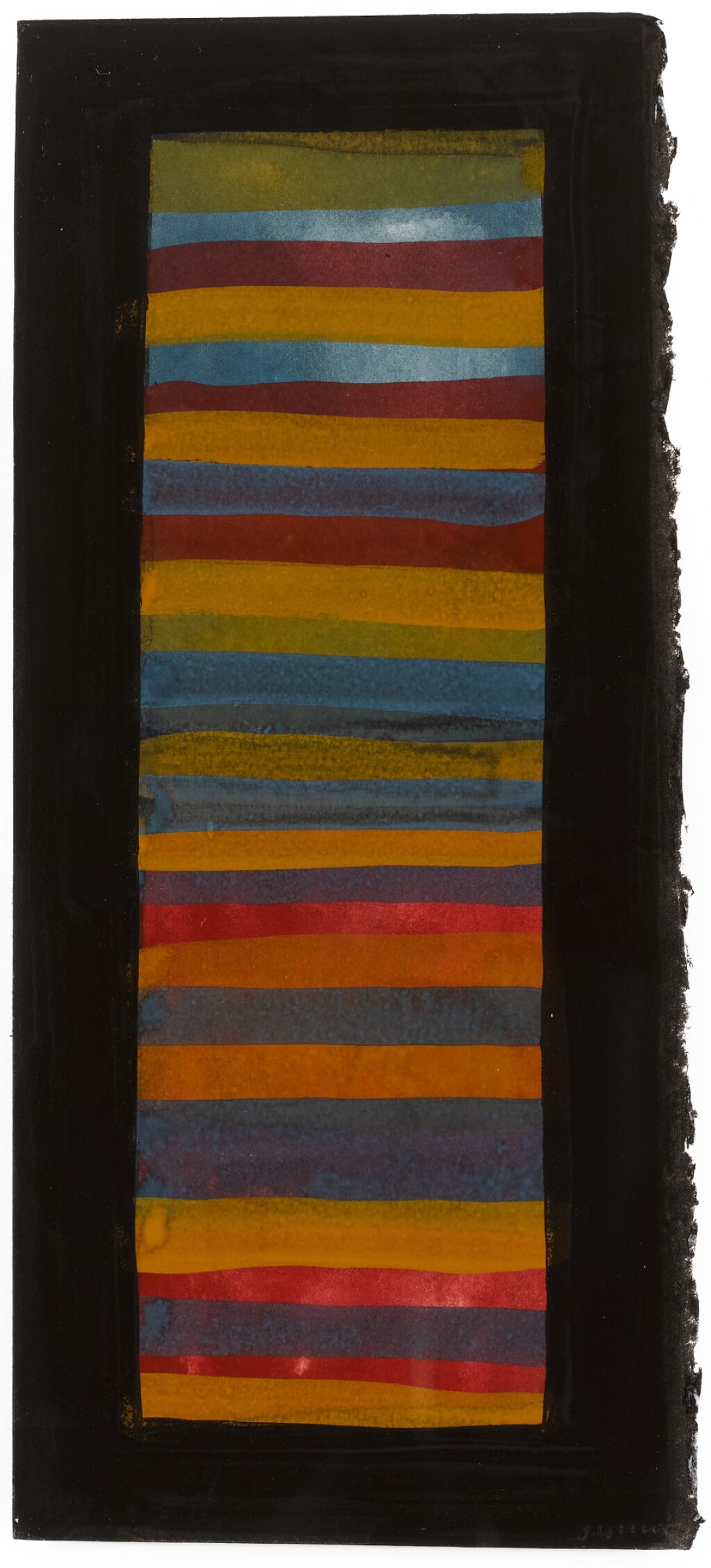 View full screen - View 1 of Lot 3. SOL LEWITT | HORIZONTAL BANDS.
