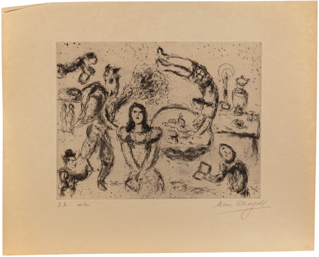 View full screen - View 1 of Lot 69. A Collection of Eight Etchings.