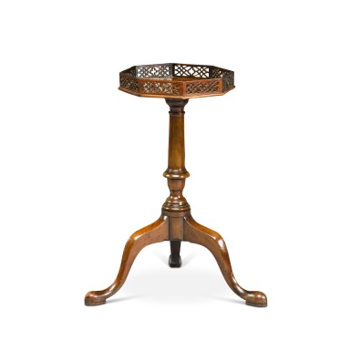 View full screen - View 1 of Lot 34. An early George III mahogany wine table, circa 1765.