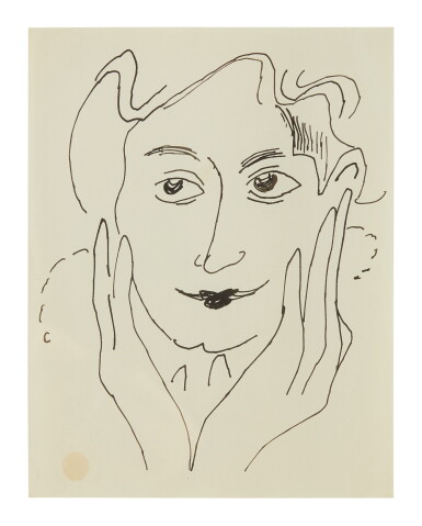 View full screen - View 1 of Lot 144. ANDY WARHOL | UNTITLED (UNIDENTIFIED MALE PORTRAIT).