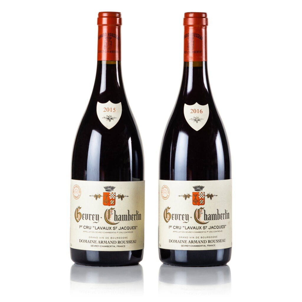 View full screen - View 1 of Lot 98. Gevrey Chambertin, Lavaux St. Jacques 2015/2016 Domaine Armand Rousseau (2 BT).