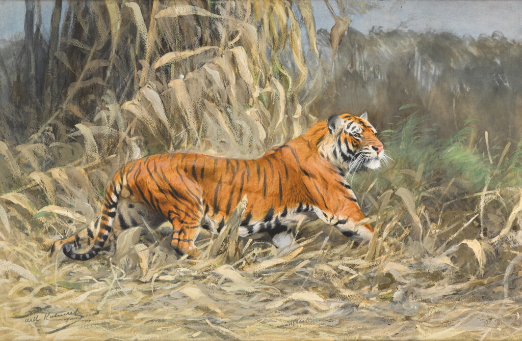 View full screen - View 1 of Lot 147. Im Dschungel (Tiger).