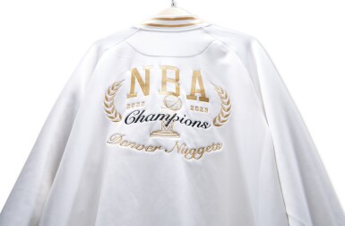 View full screen - View 1 of Lot 41. Nikola Jokic 'Ring Ceremony' Denver Nuggets 2023-2024 Worn Warm-Up Jacket.