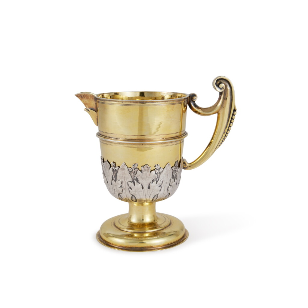 View full screen - View 1 of Lot 156. A German Parcel-Gilt Silver Ewer, Probably Augsburg, Circa 1700.