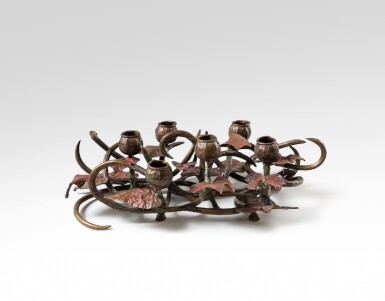 View full screen - View 1 of Lot 87. Bougeoir Buisson d'or.