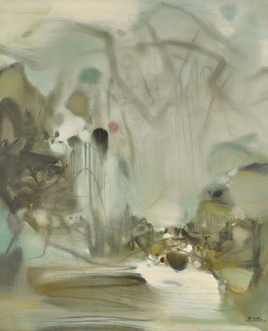 View full screen - View 1 of Lot 653. Chu Teh-Chun 朱德群 | Sans titre 無題.