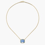 Gold and Sapphire Necklace