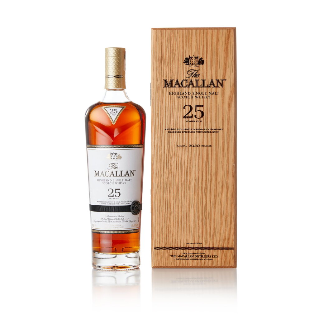 View full screen - View 1 of Lot 1503. The Macallan 25 Year Old Sherry Oak 2020 Release 43.0 abv NV (1 BT70).