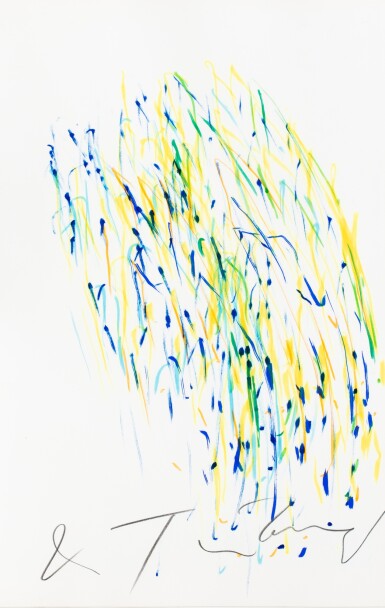 View full screen - View 1 of Lot 50. Méta. 1973. Avec un dessin original, au feutre, de Tinguely..