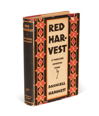 View full screen - View 1 of Lot 116. Dashiell Hammett | Red Harvest, 1929, first edition of the author's first book.