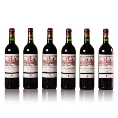 View full screen - View 1 of Lot 498. Château Cos d'Estournel 1996 (6 BT).