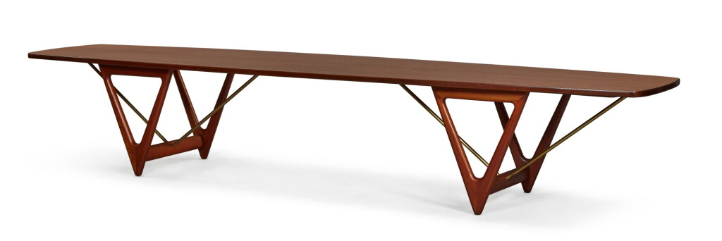 View full screen - View 1 of Lot 171. KURT ØSTERVIG | SURFBOARD COFFEE TABLE.