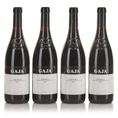 View full screen - View 1 of Lot 394. Barbaresco 1997 Gaja (4 BT).