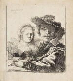 Self-Portrait with Saskia (B., Holl. 19; New Holl. 158; H. 144)