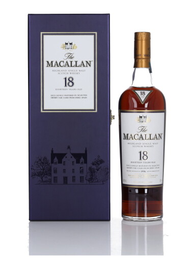 View full screen - View 1 of Lot 25. The Macallan 18 Year Old Sherry Oak 43.0 abv 1996 (1 Bottle 70cl).