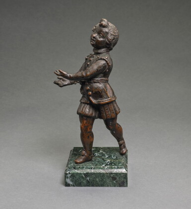 View full screen - View 1 of Lot 51. Probably Southern German, Augsburg, late 16th/ early 17th century | Striding Page Boy.
