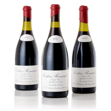 View full screen - View 1 of Lot 5061. Corton-Renardes 2007 Domaine Leroy (3 BT).