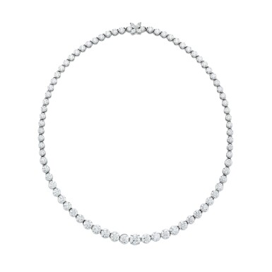 View full screen - View 1 of Lot 498. Diamond 'Victoria' Necklace.