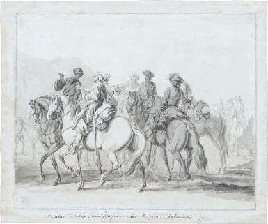 View full screen - View 1 of Lot 828. A Group of Riders.