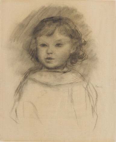 View full screen - View 1 of Lot 166. Buste d’enfant, Pierre Renoir.