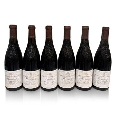 View full screen - View 1 of Lot 518. Hermitage, Cuvée Marquise de La Tourette 2000 Delas Frères (10 BT).