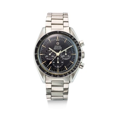 View full screen - View 1 of Lot 852. OMEGA | SPEEDMASTER, REFERENCE 145.012-67 A STAINLESS STEEL CHRONOGRAPH WRISTWATCH WITH BRACELET, CIRCA 1968.
