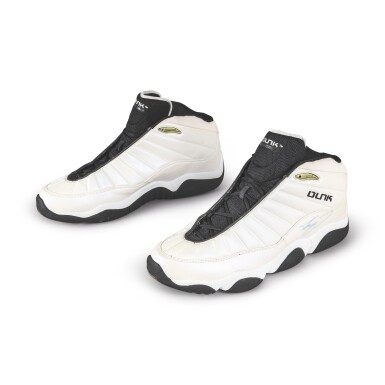 View full screen - View 1 of Lot 802. Dunk.net Shaquille O’Neal Game Worn Dual Signed Chromz Player Exclusives.