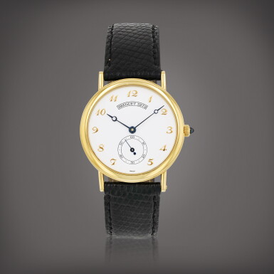 View full screen - View 1 of Lot 129. Classique Montre bracelet en or jaune | Yellow gold wristwatch Vers 2004 | Circa 2004.