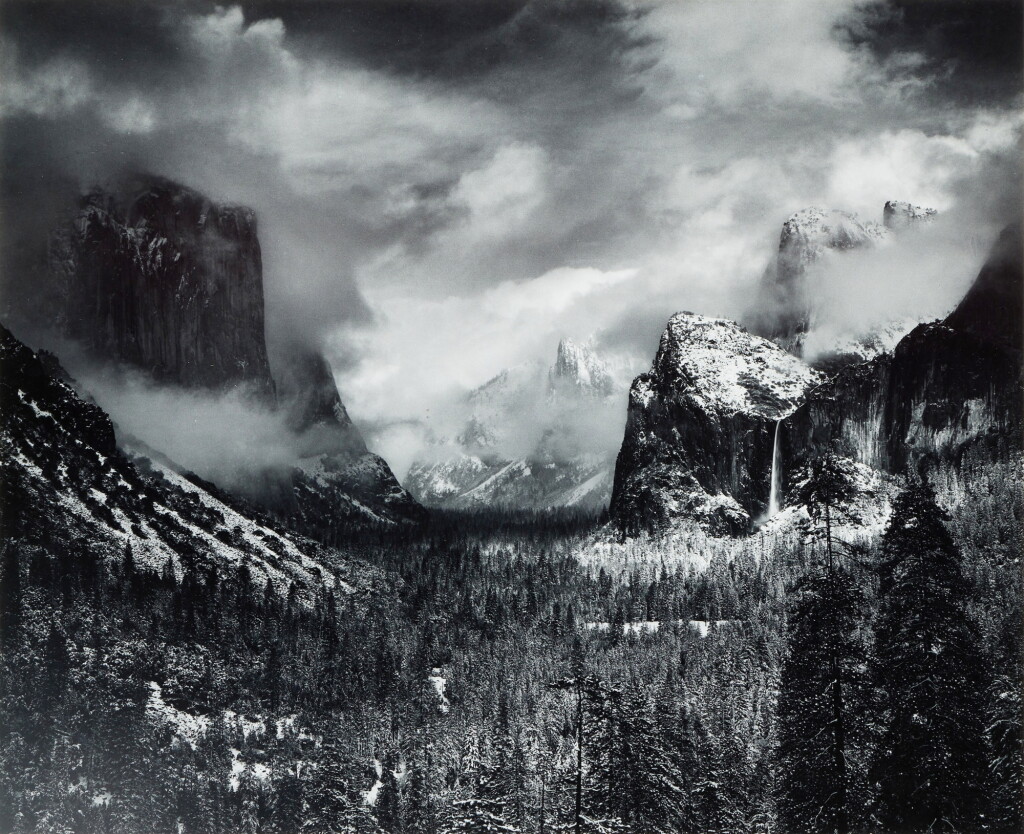 View full screen - View 1 of Lot 104. 'Clearing Winter Storm, Yosemite National Park'.