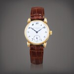 Montre bracelet officier en or jaune | Yellow gold officier-shaped wristwatch Faite en 1912 | Made in 1912
