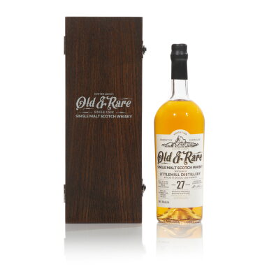 View full screen - View 1 of Lot 369. Littlemill Hunter Laing Old & Rare 27 Year Old 56.0 abv 1988 (1 BT150).