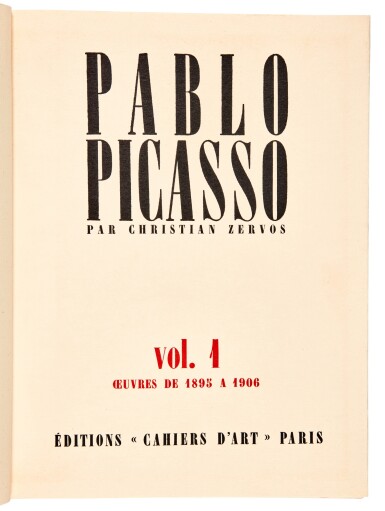 View full screen - View 1 of Lot 142. Christian Zervos | Pablo Picasso, Œuvres, 1949-1986, 34 volumes, the monumental catalogue raisonné.