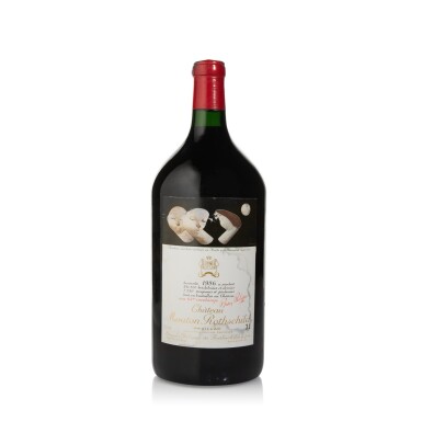 View full screen - View 1 of Lot 43. Château Mouton Rothschild 1986 (1 DM).