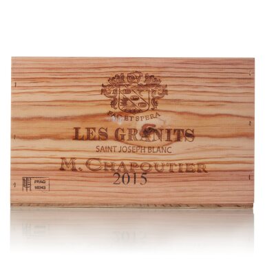 View full screen - View 1 of Lot 1379. Saint Joseph, Les Granits, Blanc 2015 Chapoutier (12 BT).