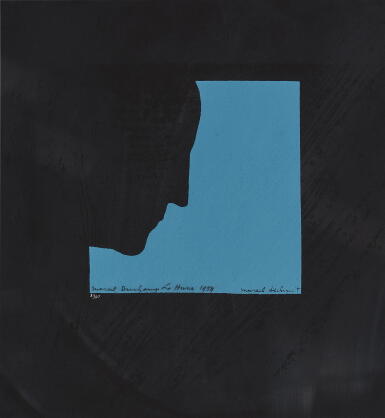View full screen - View 1 of Lot 22. Poster after 'Self-Portrait in Profile' (S. 565).