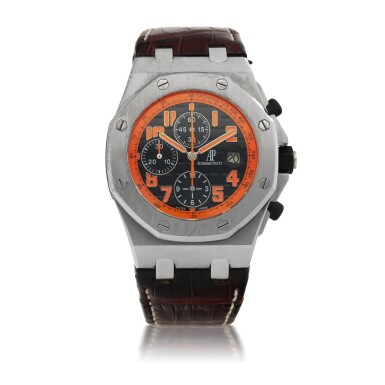 View full screen - View 1 of Lot 1155. AUDEMARS PIGUET | ROYAL OAK OFFSHORE ‘VOLCANO’, REF 26170ST.00.D101CR.01 STAINLESS STEEL CHRONOGRAPH WRISTWATCH WITH DATE CIRCA 2013.