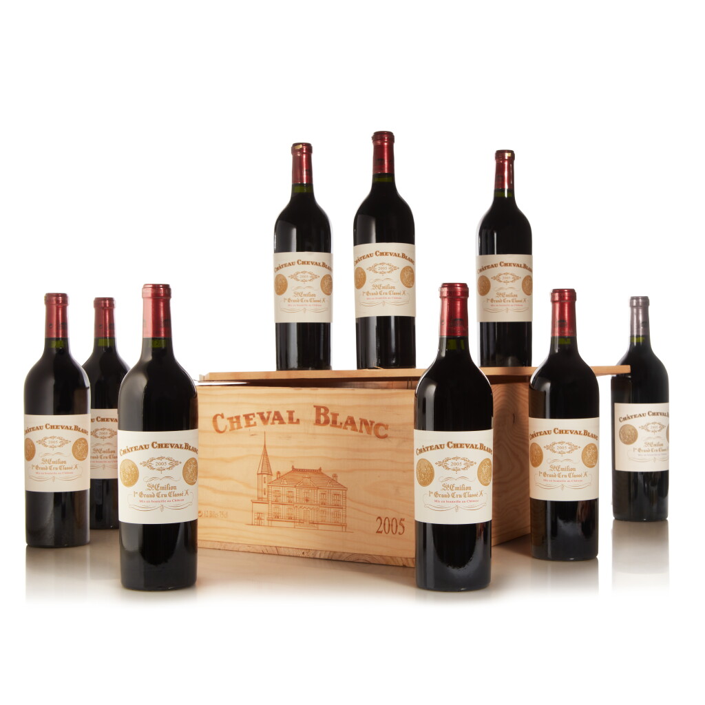 View full screen - View 1 of Lot 1345. Château Cheval Blanc 2005 (12 BT).