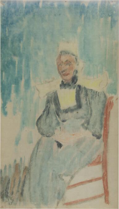 View full screen - View 1 of Lot 496. Peasant Woman.