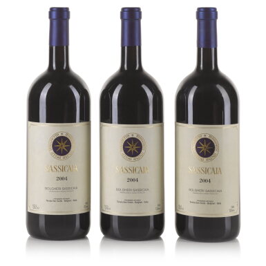 View full screen - View 1 of Lot 718. Sassicaia 2004 (3 MAG).