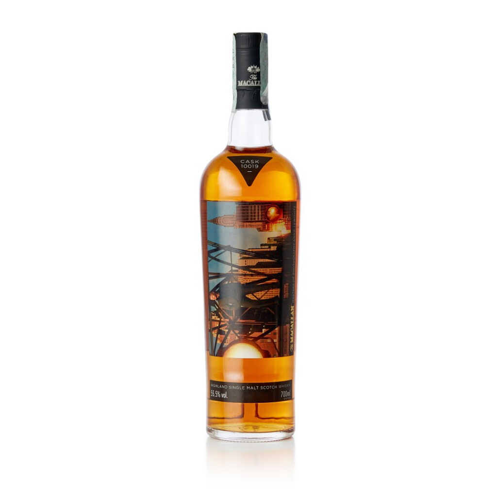 View full screen - View 1 of Lot 7833. The Macallan Masters of Photography Annie Leibovitz 'The Skyline' 55.5 abv NV (1 BT70).